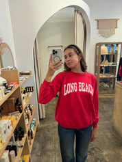 Red Varsity LB Sweatshirt 001