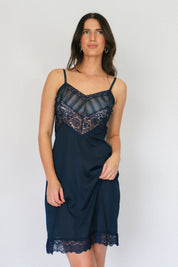 Navy Slip Dress