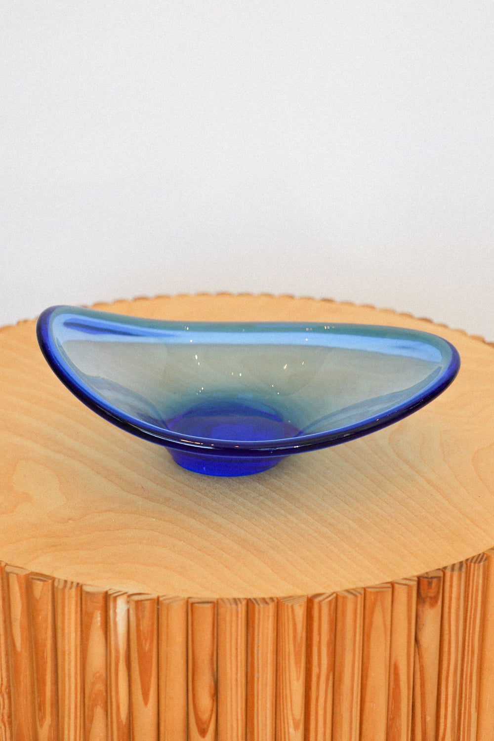 Blue Modern Glass Bowl