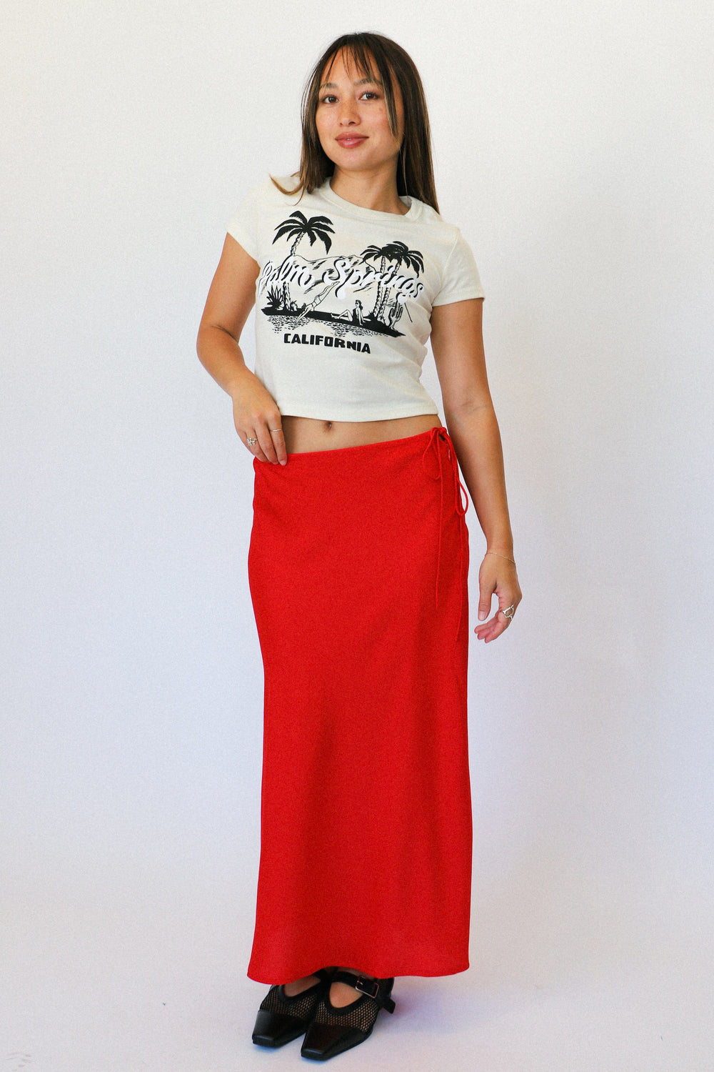 Red Christy Skirt