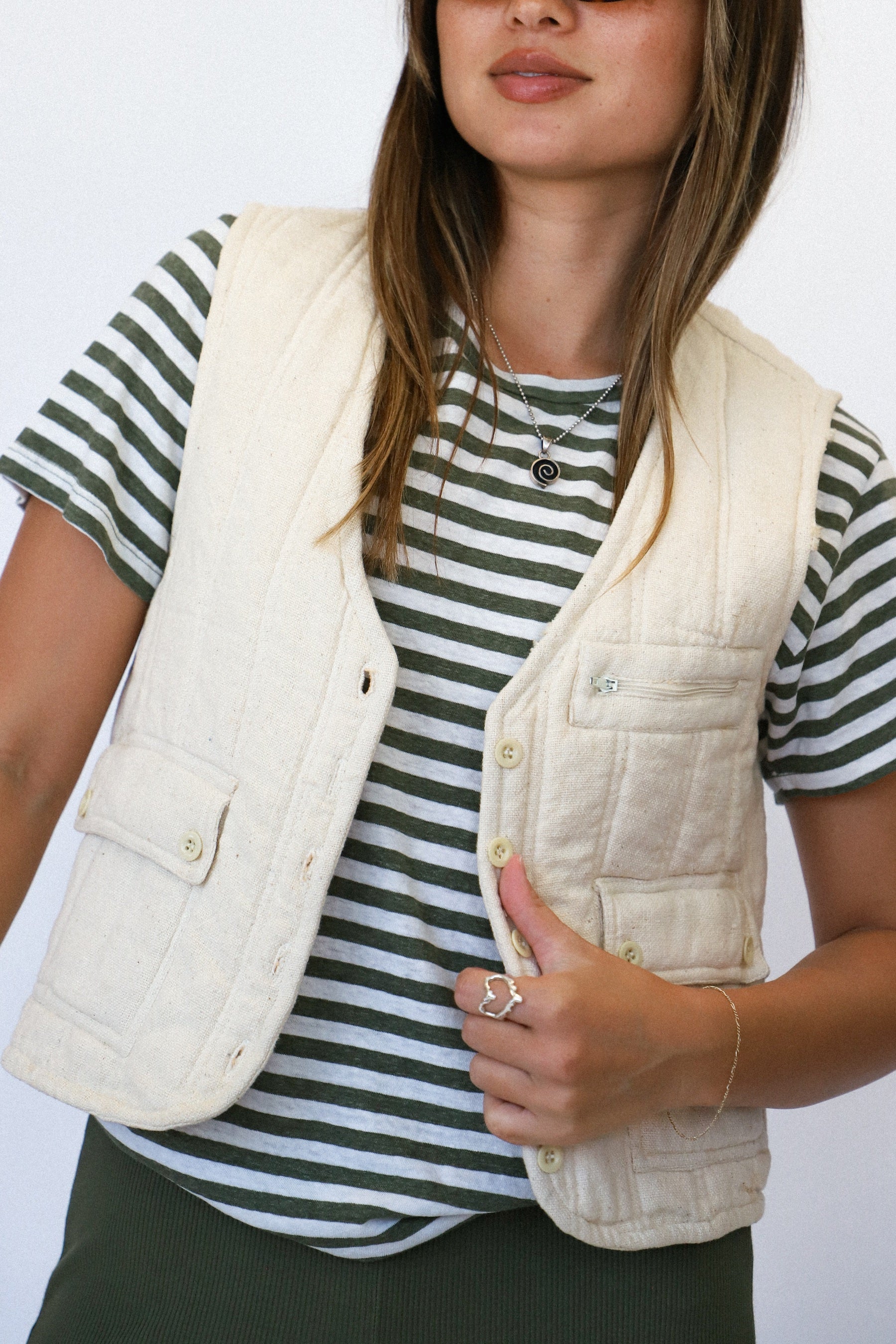 Beige Gap Vest