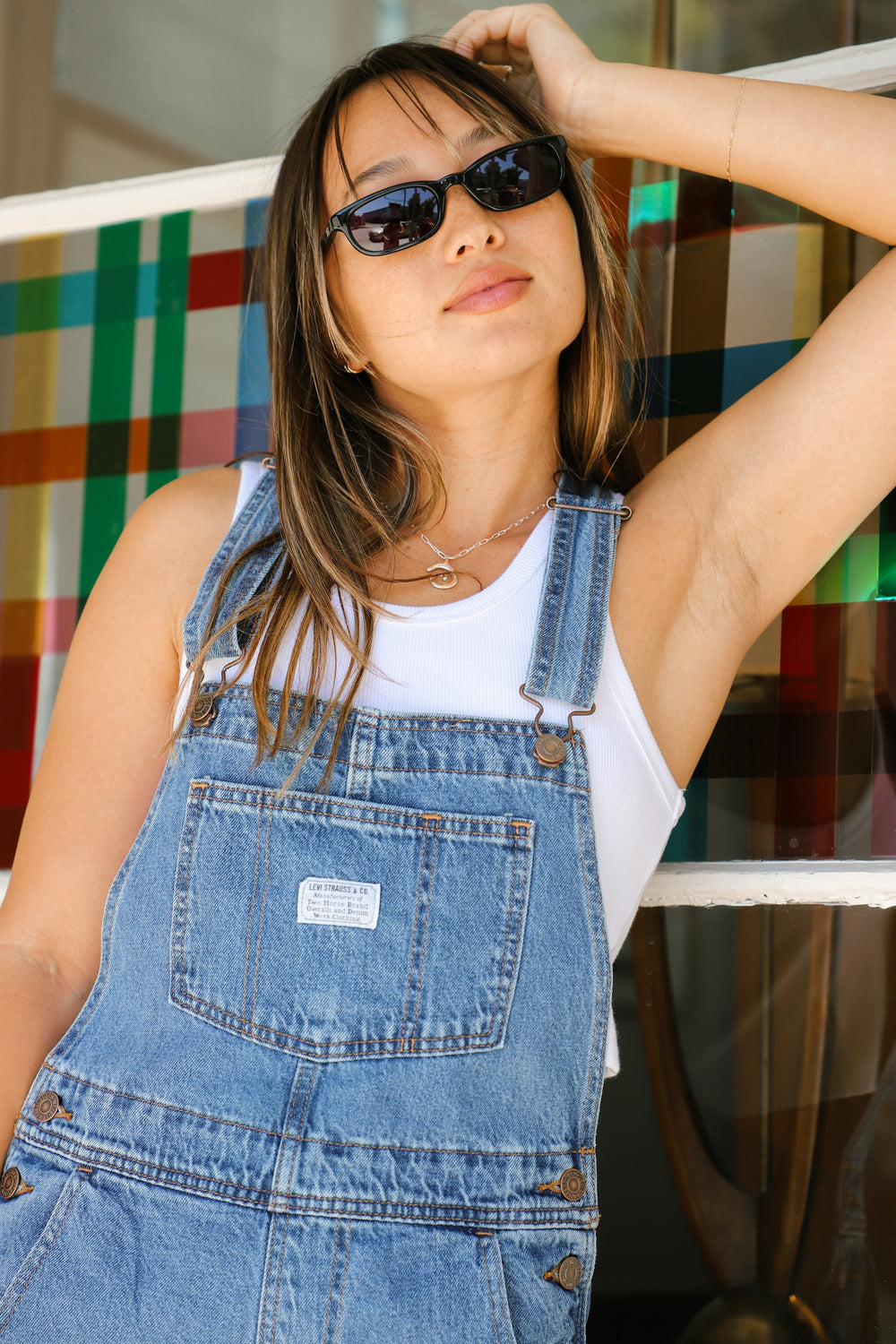 Vintage White Heavy Rib Toni Tank