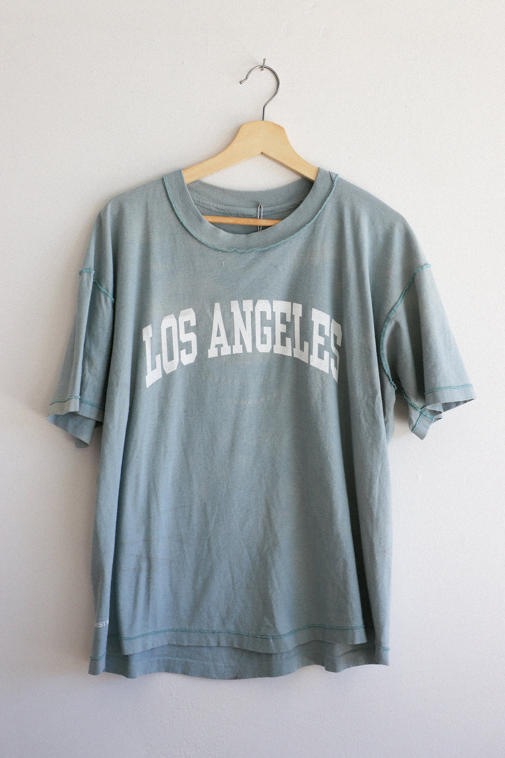 X Prism Dusty Blue LA Varsity Tee 001