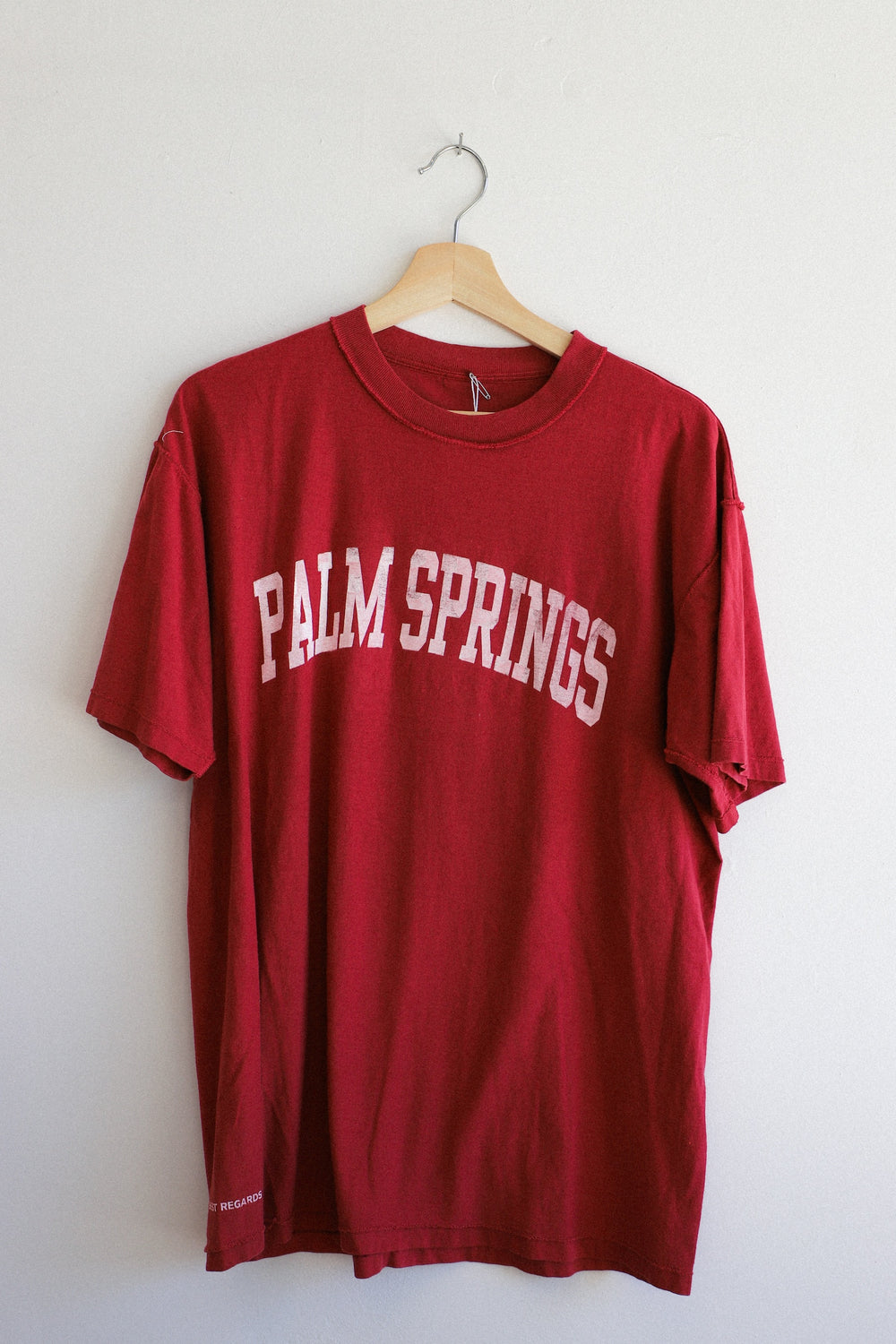 X Prism Red Palm Springs Varsity Tee 003