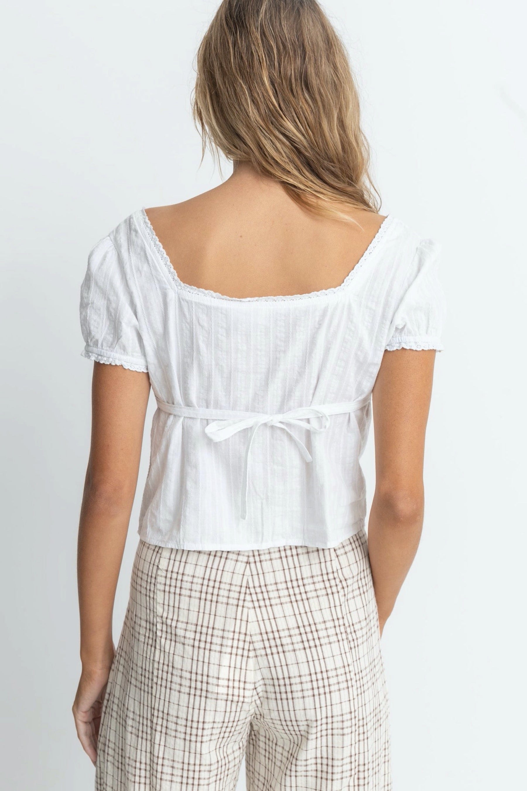 White Sadie Top