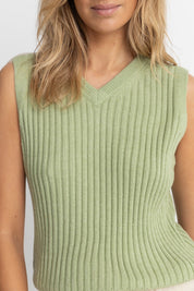 Sage Shell Beach Sweater Vest