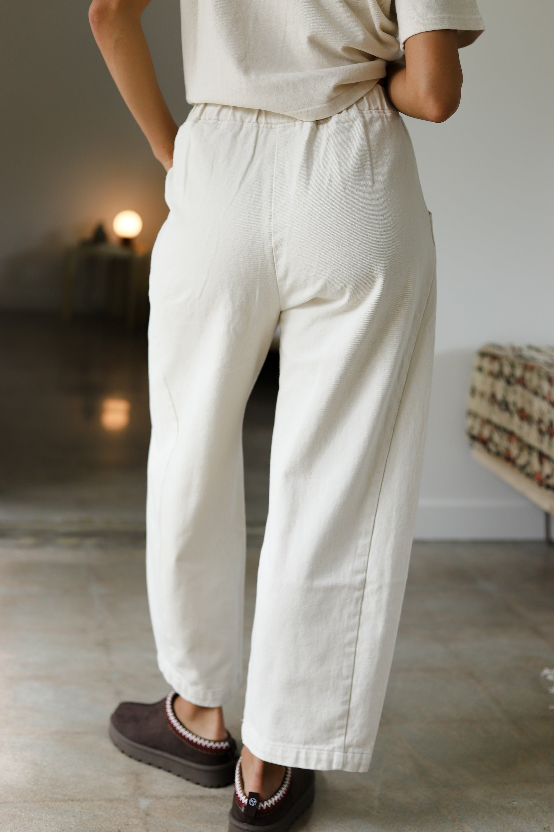 Naturel Canvas Arc Pant