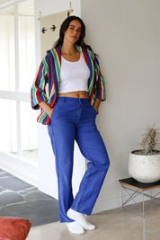 Bright Blue Painters Pant