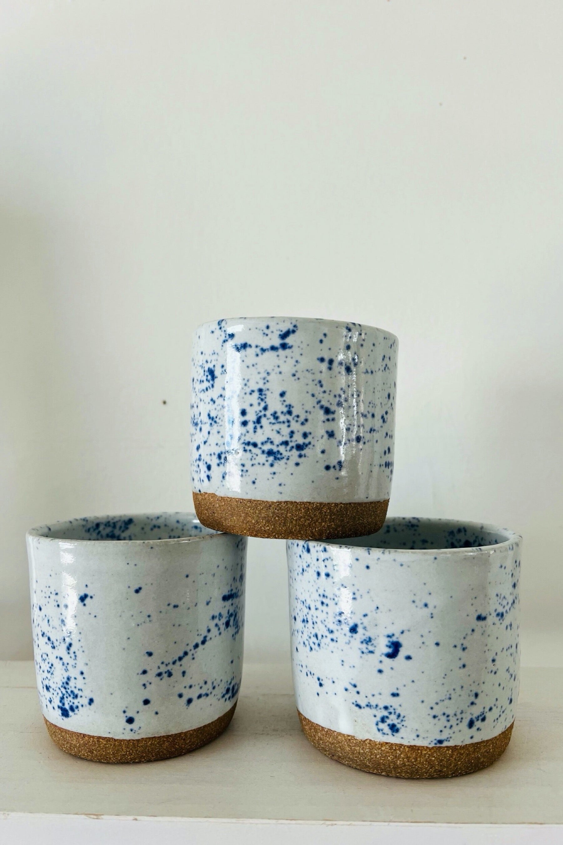 Blue Speckled Tumbler