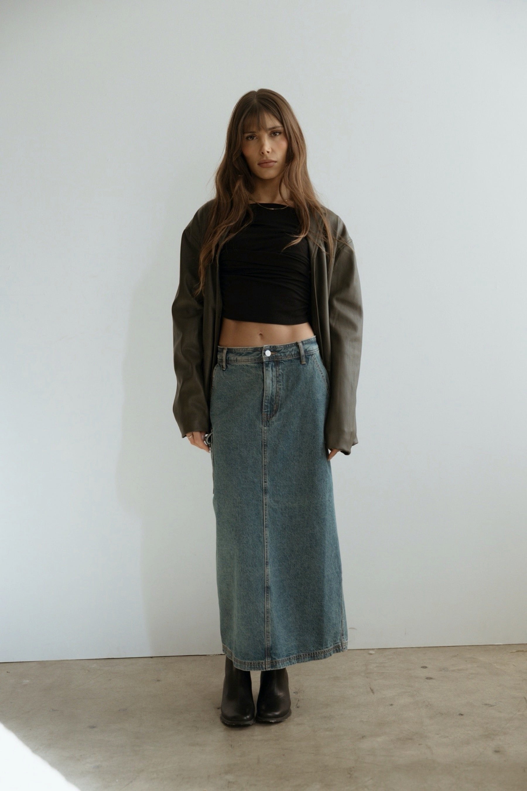 Denim Jules Skirt