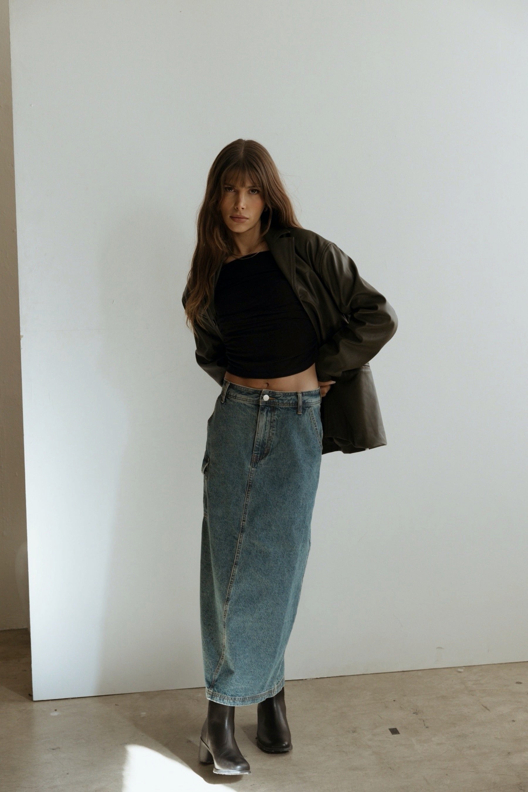 Denim Jules Skirt