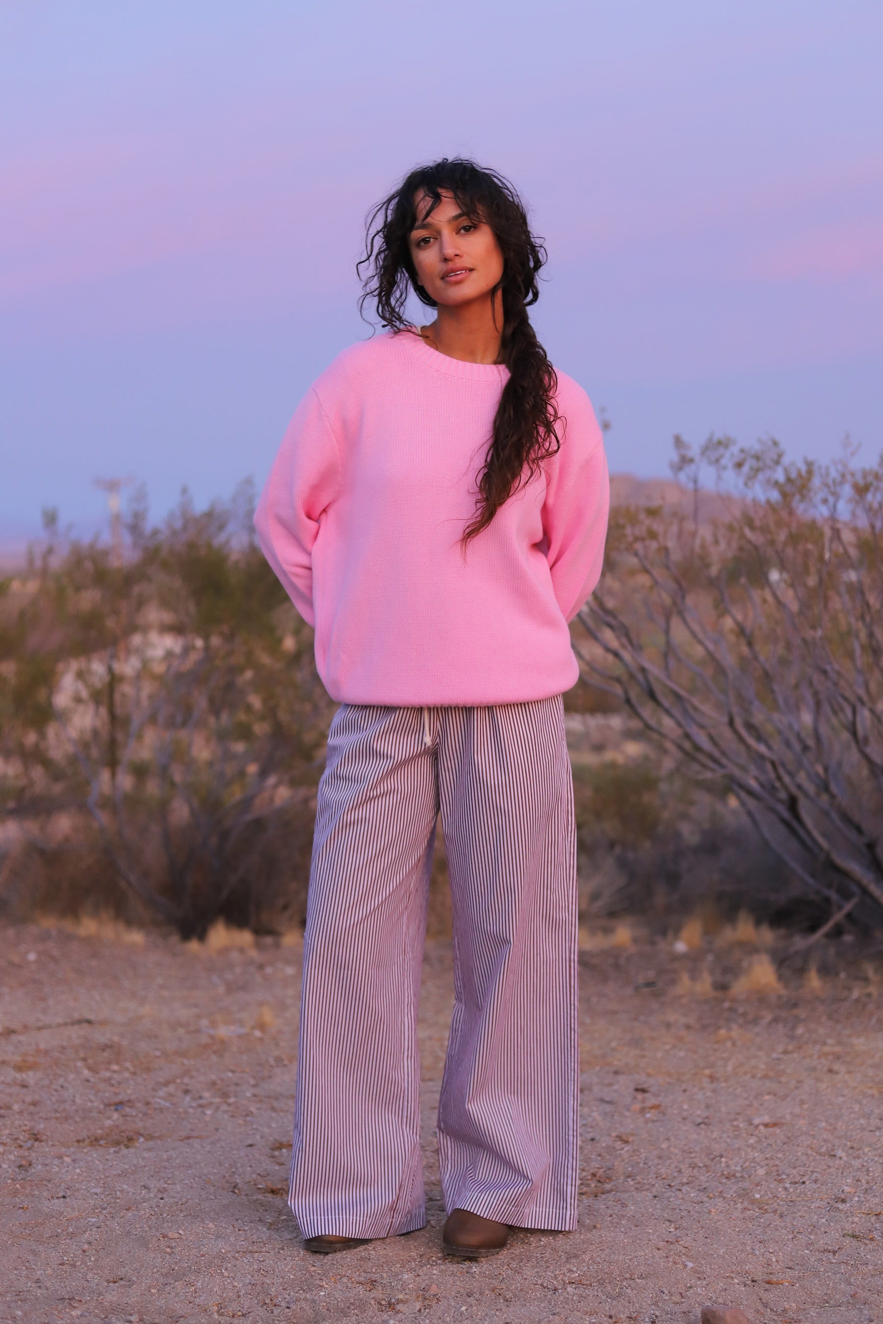 Blush Cohen Sweater