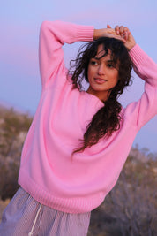 Blush Cohen Sweater