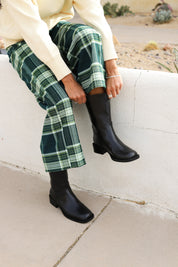 Green Plaid Acadia Trouser