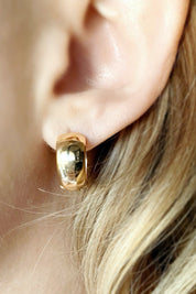 Gold Chunky Hoops