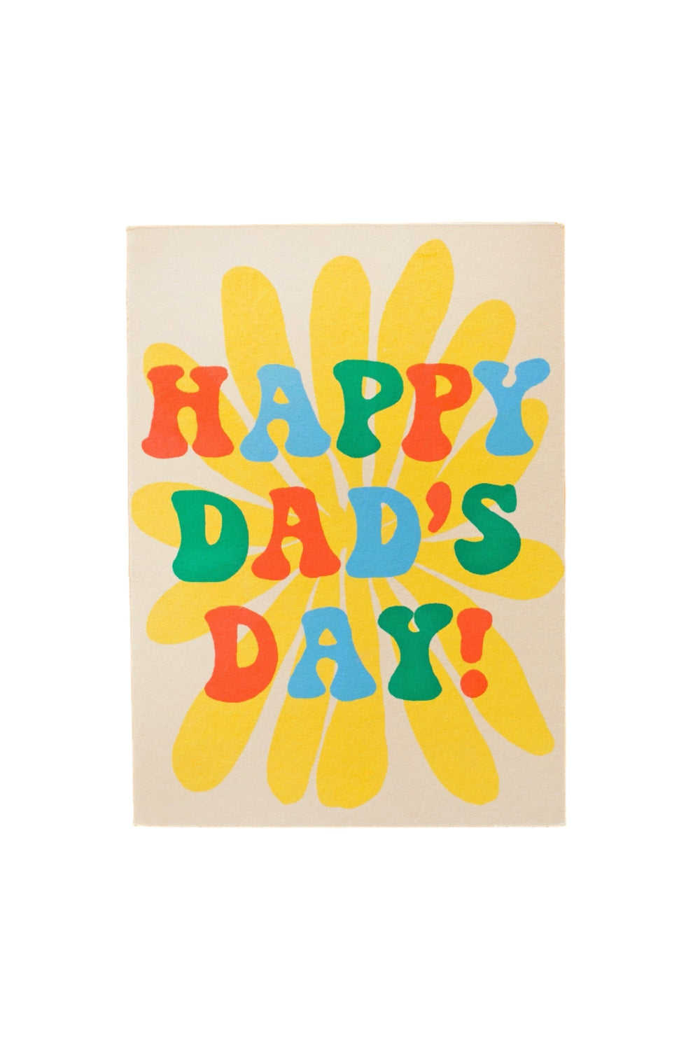 Dad's Day Flower Card