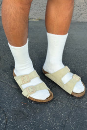 Classic White Extended Cloud Socks