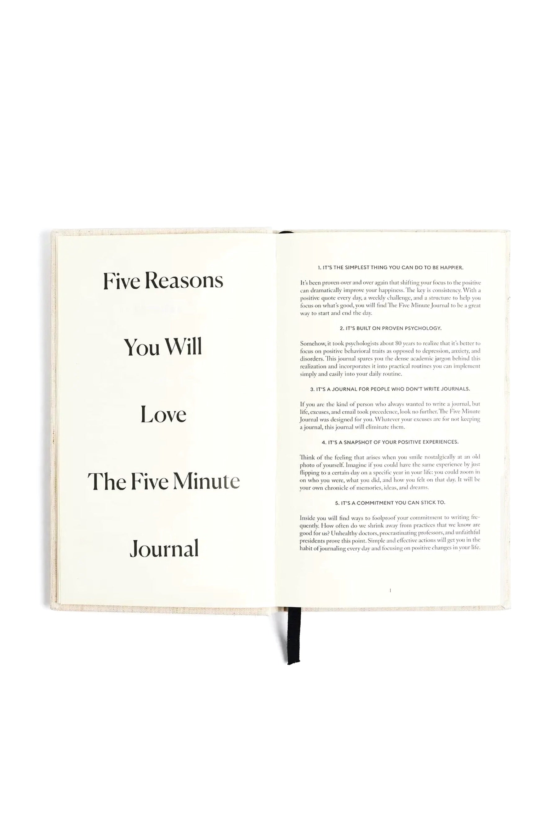 The Five Minute Journal