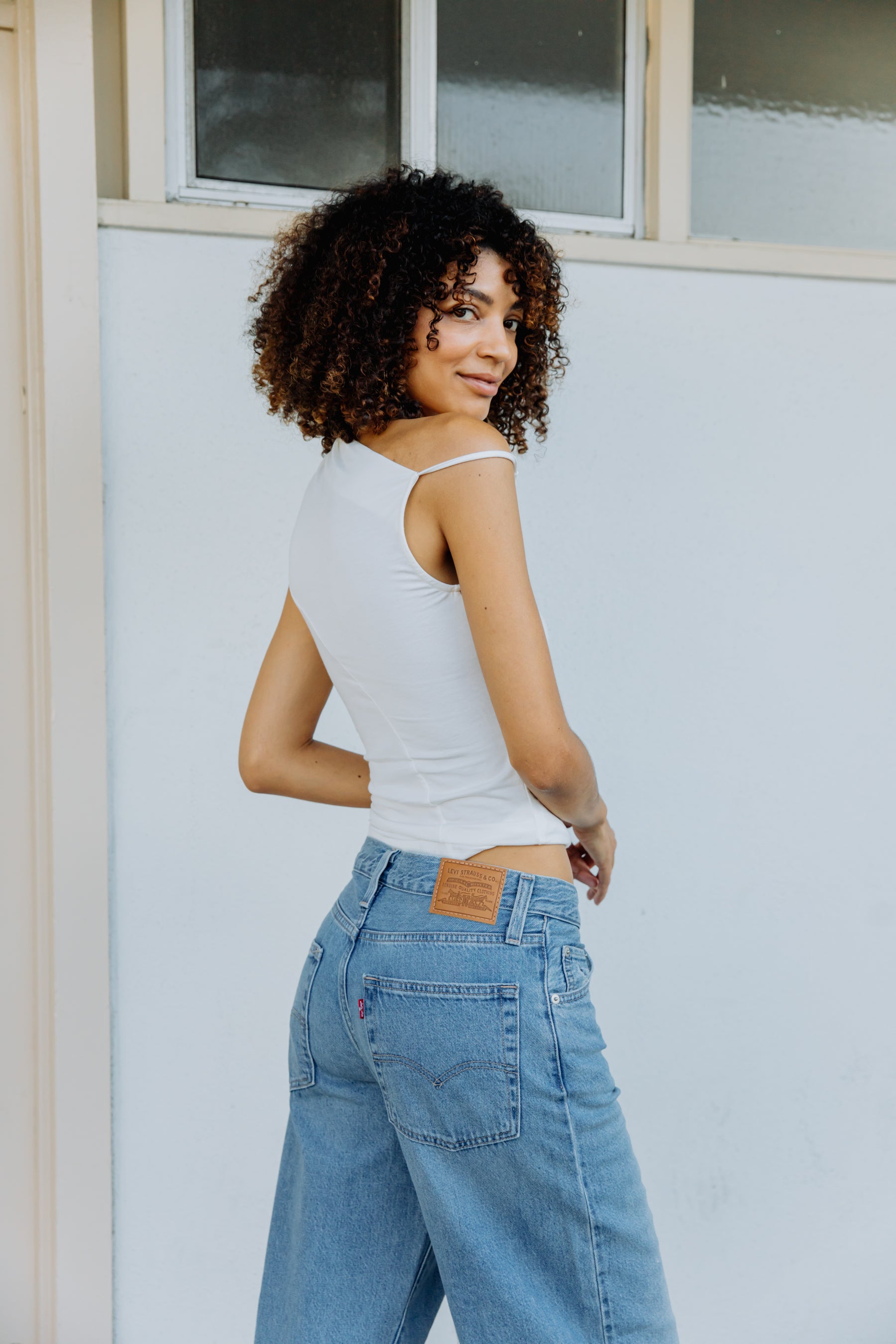 White Zoe Top