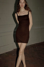 Dark Brown Alix Dress