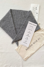 Heather Grey Cashmere Bandana