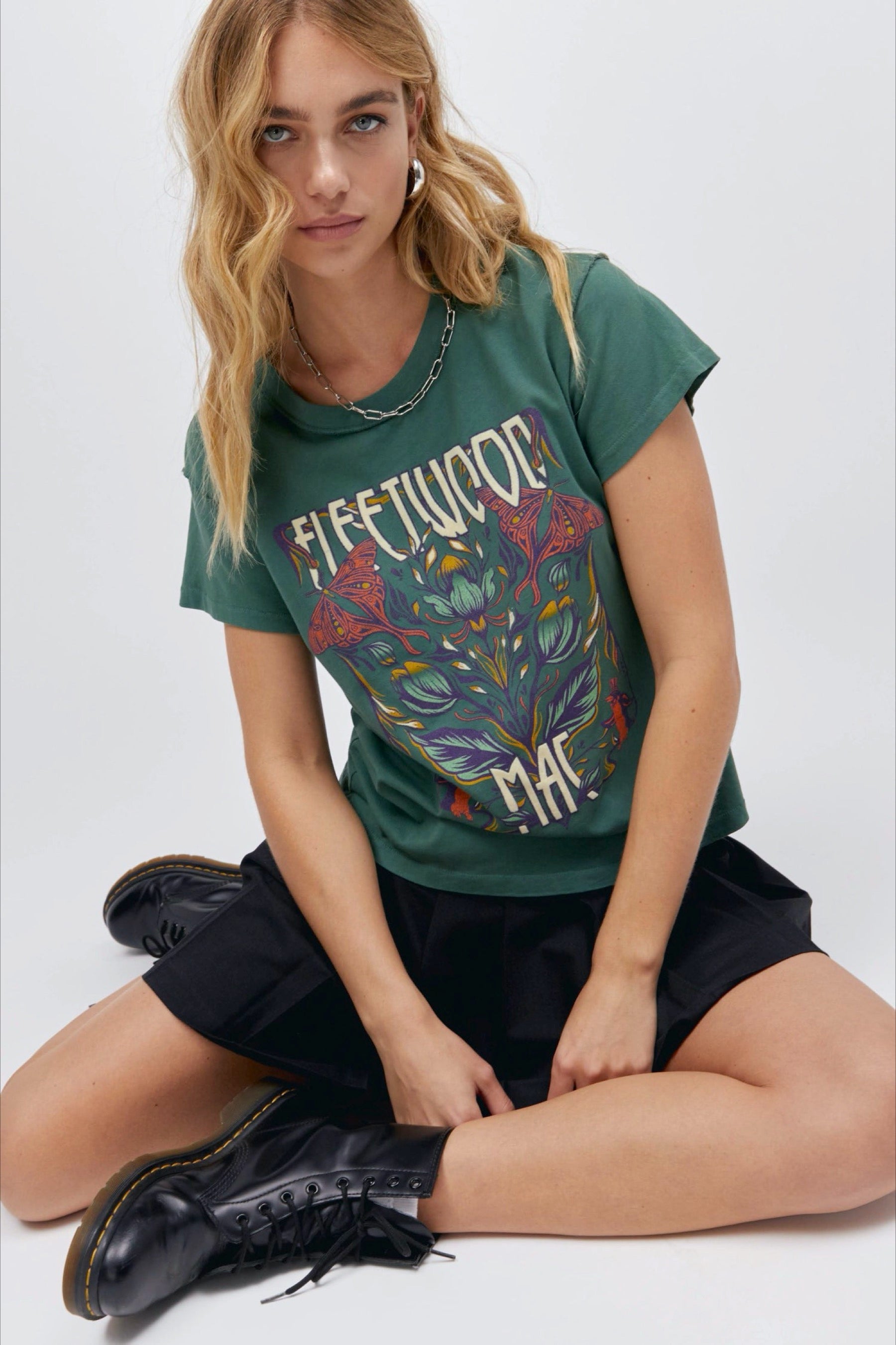 Fleetwood Mac Butterflies Reverse Tee