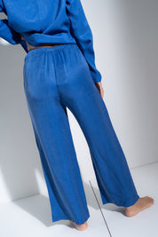 Drawstring Pant - Cobalt