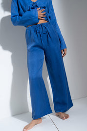 Drawstring Pant - Cobalt