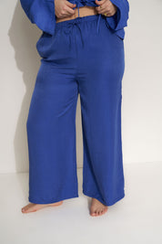 Drawstring Pant - Cobalt