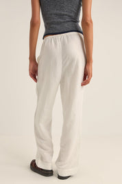 White Frankie Pant