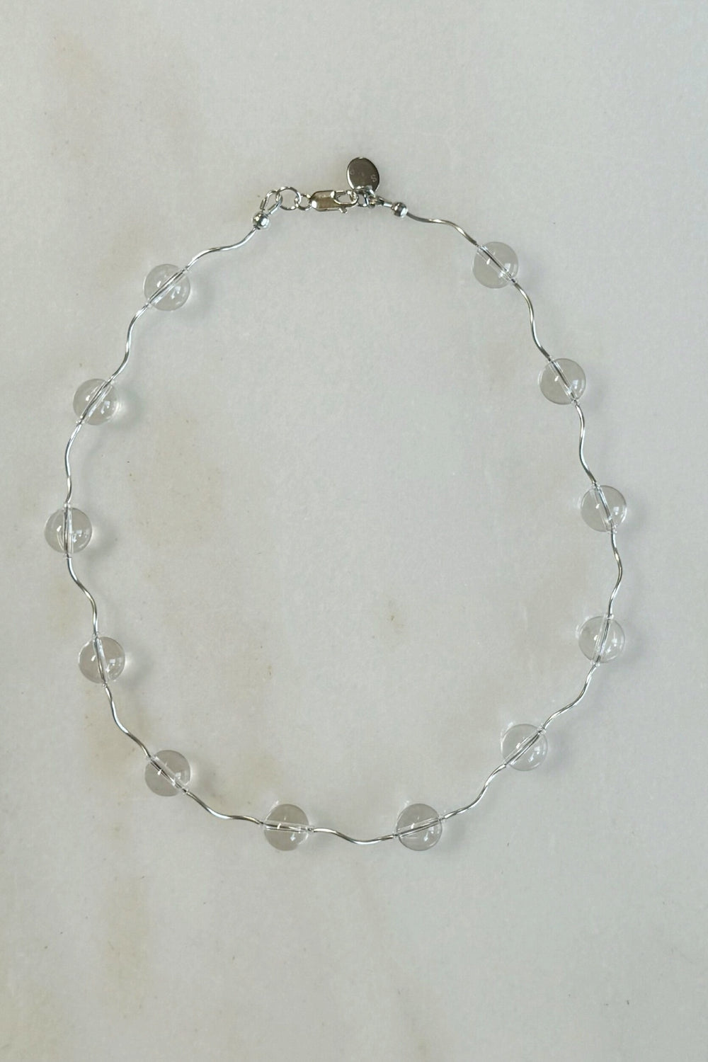 Clear Quartz Tube Necklace