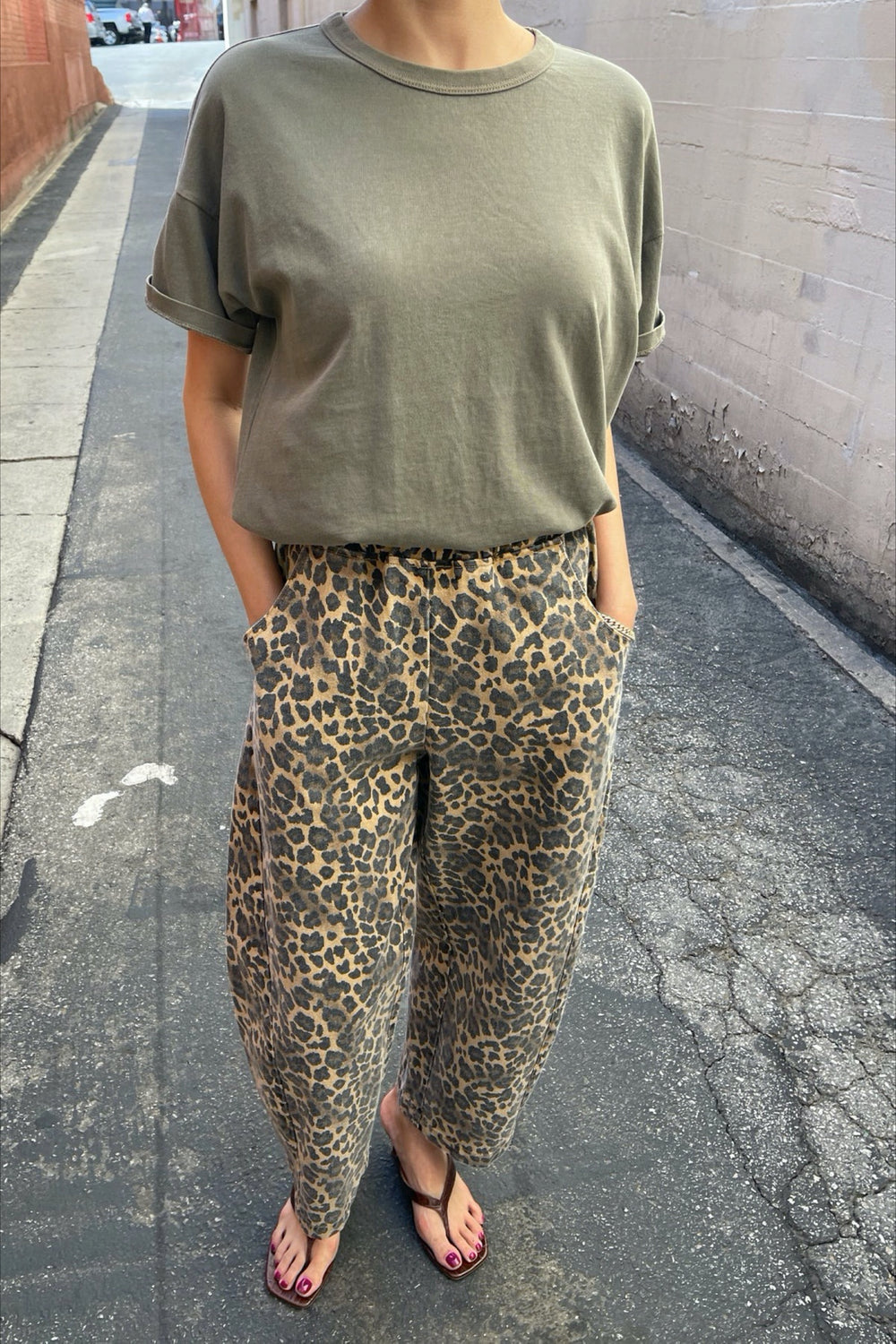 Leopard Arc Pant