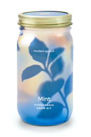 Mint Garden Jar