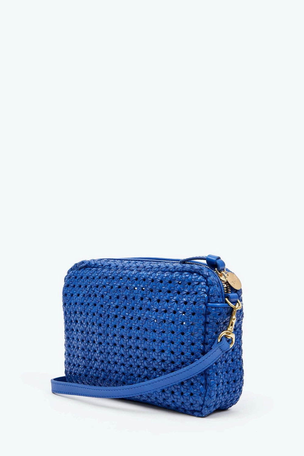 Cobalt Rattan Midi Sac