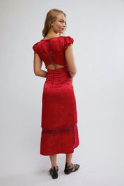 Red Dahlia Foolish Heart Dress