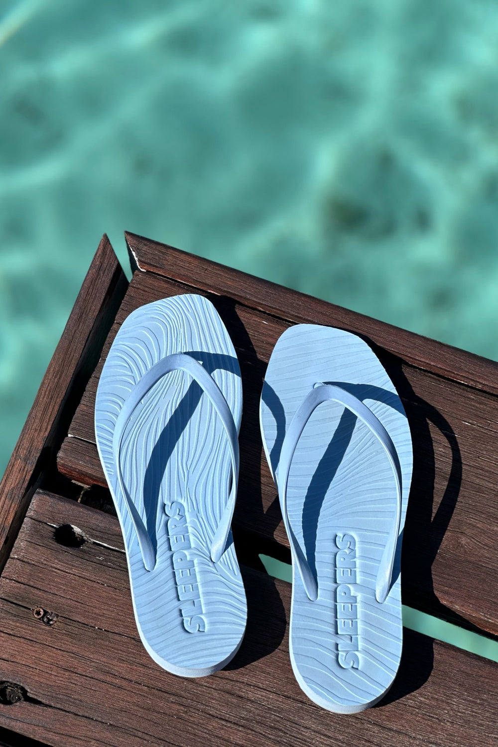 Angel Blue Tapered Flip Flops