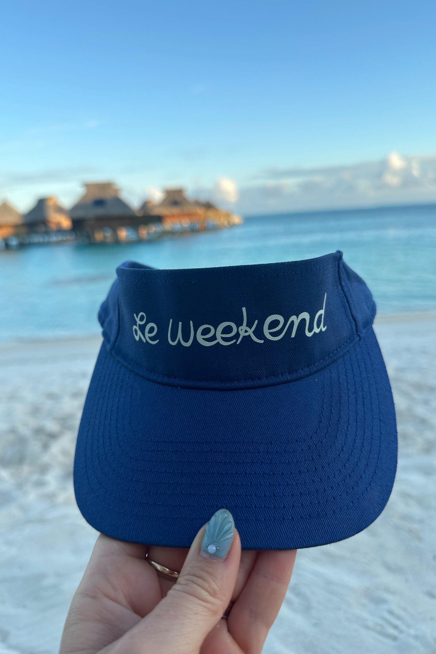 Royal Blue Le Weekend Visor