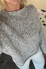 Two Tone Speckled Sweater