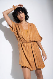 The Short Robe - Mustard