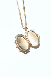 Gold Sun Locket