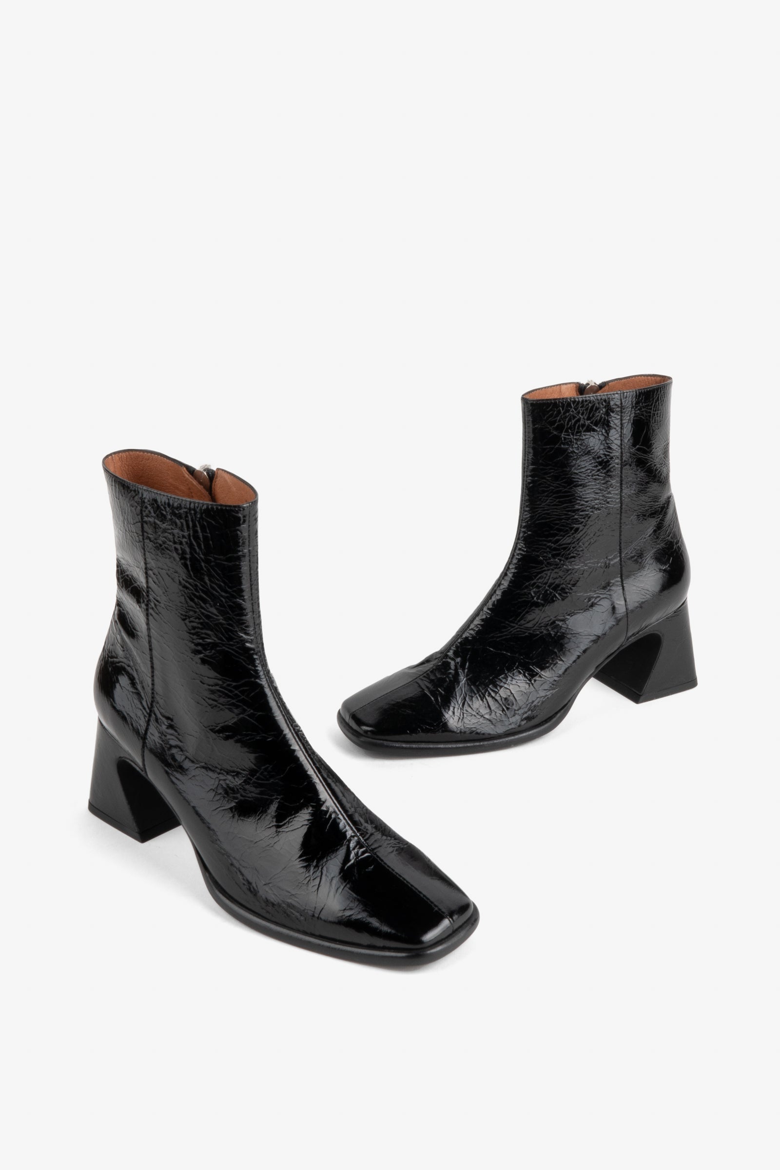 Taffy Patent Leather Heeled Boot