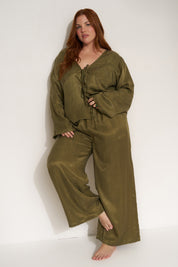 Drawstring Pant - Olive