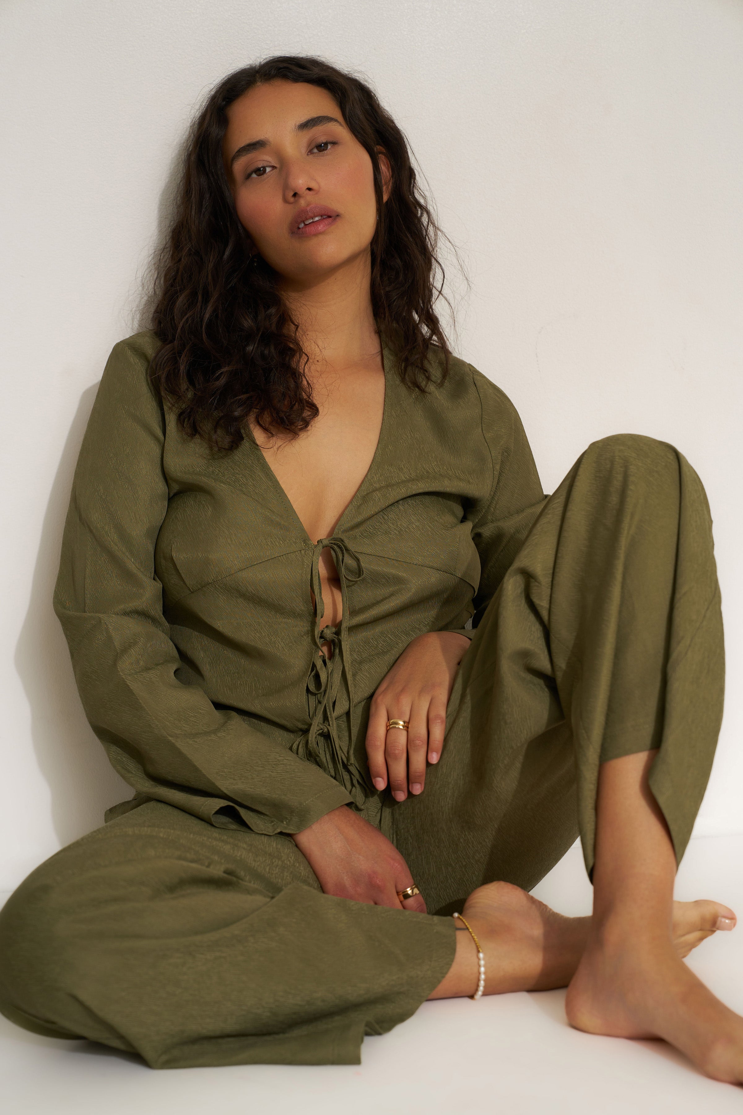 Drawstring Pant - Olive