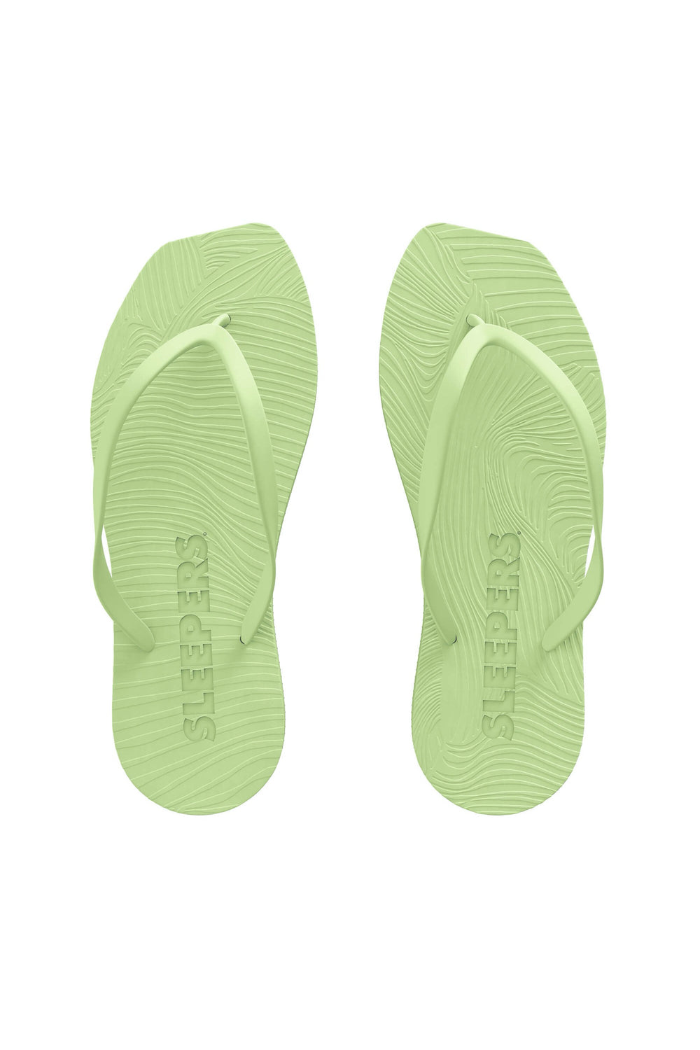 Sap Green Tapered Flip Flops