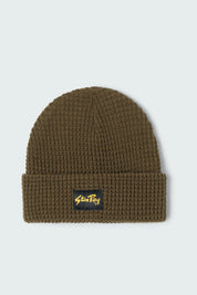 Olive Waffle Beanie