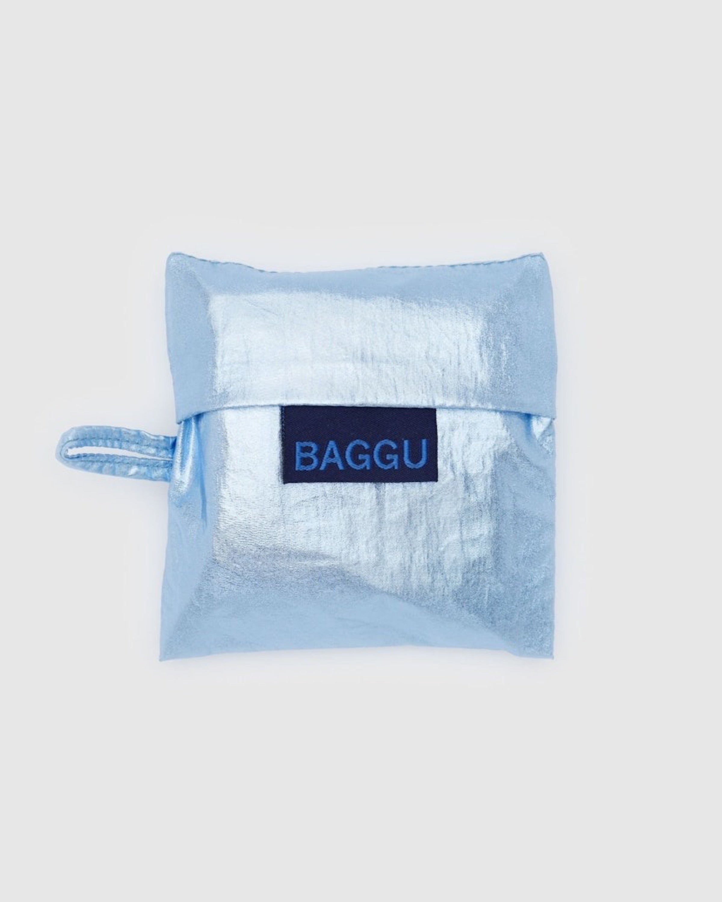 Baby Light Blue Metallic Baggu