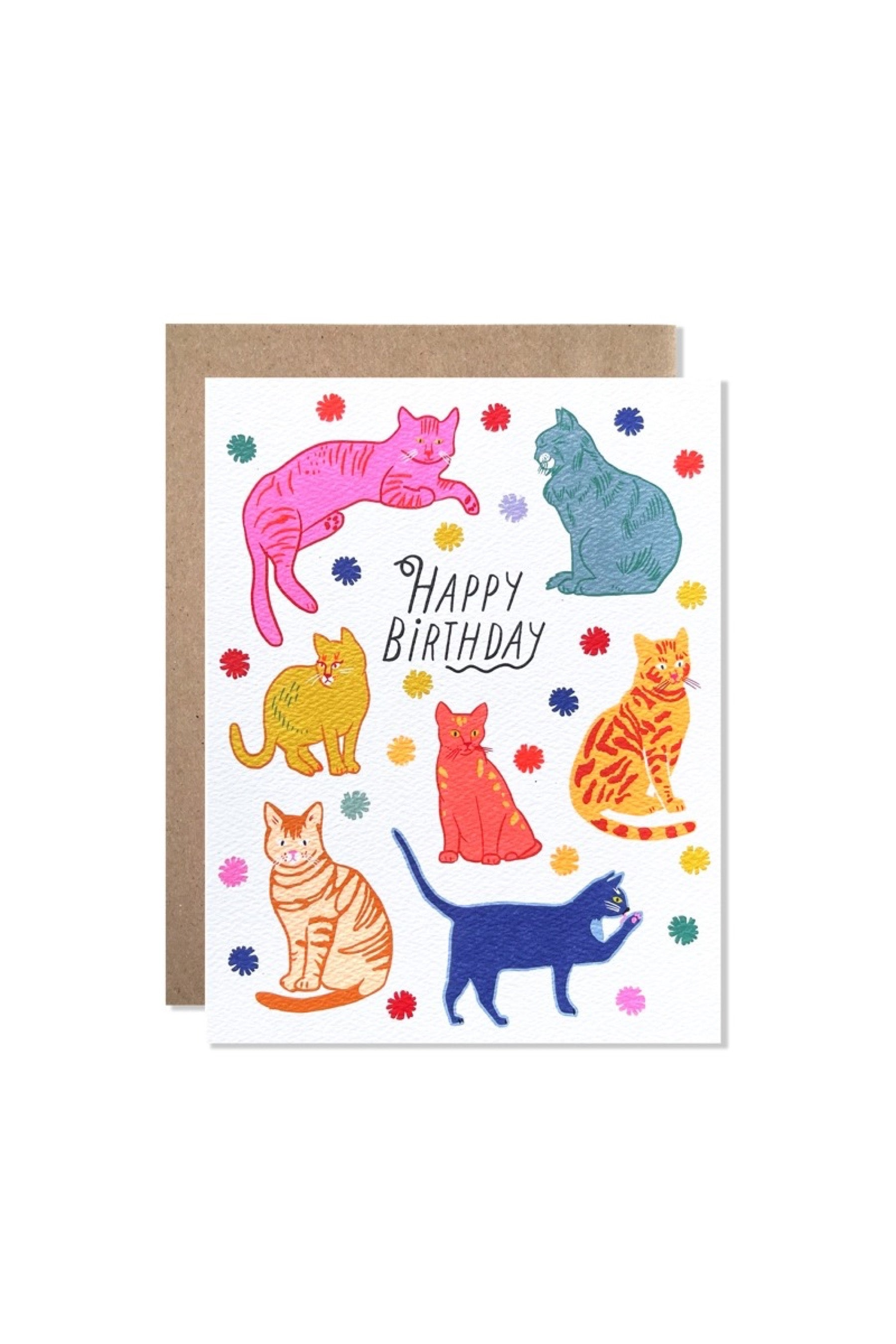 Birthday Cats Card