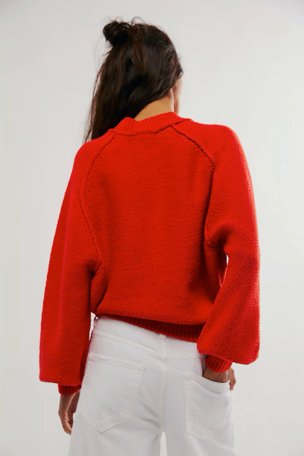 Fiery Red Riley Pullover