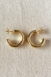 Gold Half Hoops