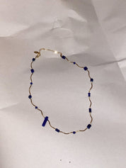 Ultramarine Monochrome Filament Necklace